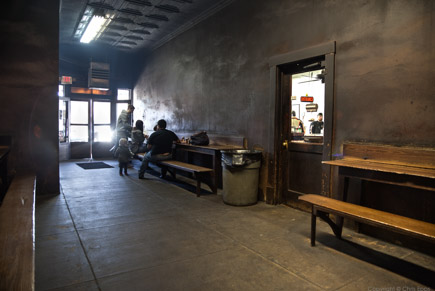 Smitty's BBQ / Hallway between Market and Restaurant