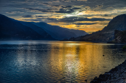 Sunset Columbia River, Oregon